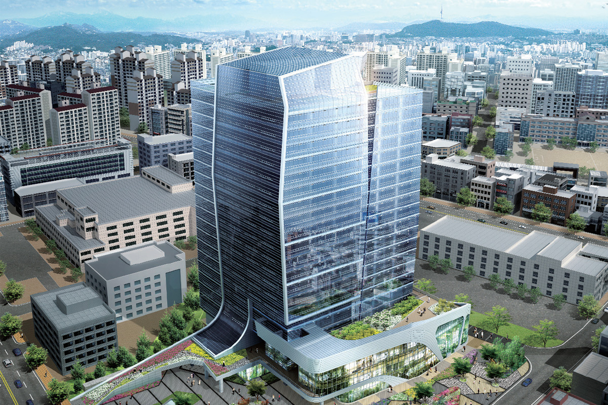 KnK디지털타워 건물 외관